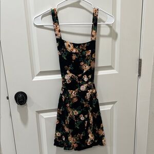 Forever 21 Black Floral Mini Dress